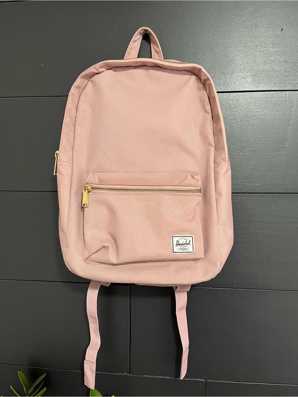 HERSCHEL Blush Pink Backpack Women’s Kids Canvas School Travel Bag EUC